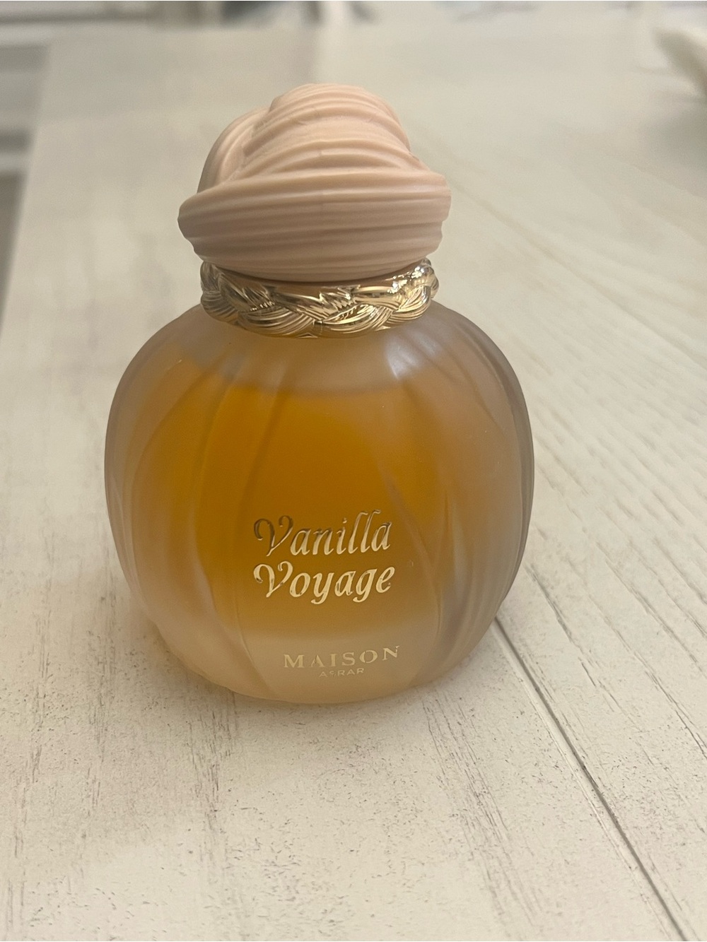 Maison Asrar Vanilla Voyage Perfume 3.3 oz Bottle - NEW Without Box!